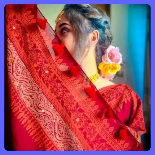 শাড়ি পড়া প্রোফাইল পিক